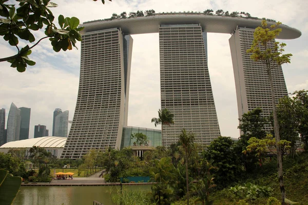 Pohled Centrum Singapuru — Stock fotografie