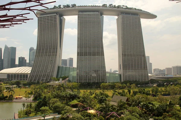Widok Centrum Singapuru — Zdjęcie stockowe