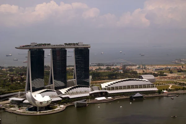 新加坡市中心的景色 — 图库照片