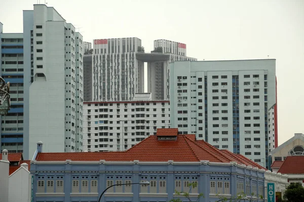 Вид Центр Сингапура — стоковое фото