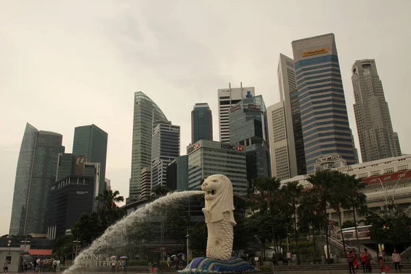 Blick Auf Die Innenstadt Von Singapur — Stockfoto