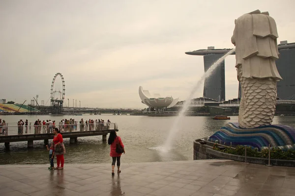 Vista Centro Cidade Singapura — Fotografia de Stock