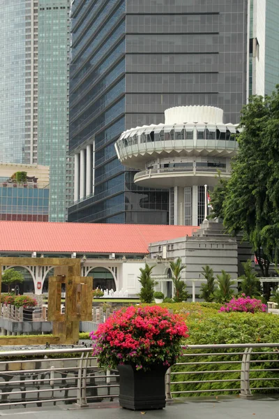 Utsikt Över Centrala Singapore — Stockfoto