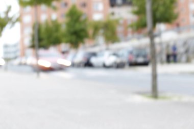 Şehir yolunda trafik vardı.