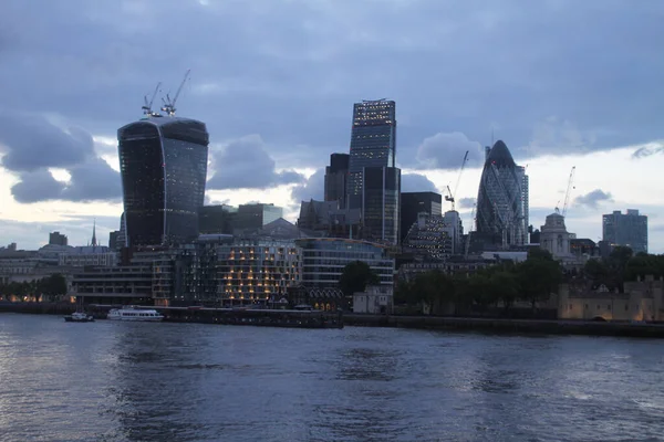 Вид Город Лондоне — стоковое фото