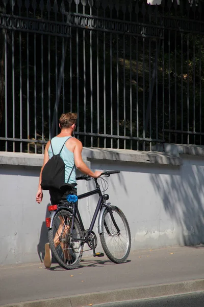 Ciclismo Día Verano — Foto de Stock