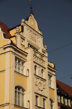 Bamberg 'in eski kasabasının manzarası