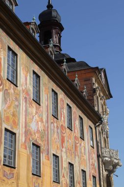 Bamberg 'in eski kasabasının manzarası