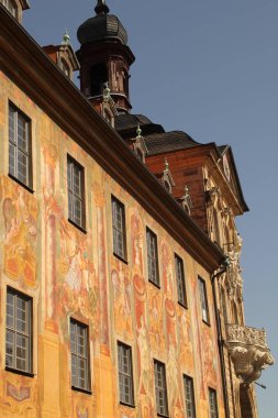 Bamberg 'in eski kasabasının manzarası