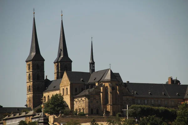 Vista Cidade Velha Bamberg Imagem De Stock