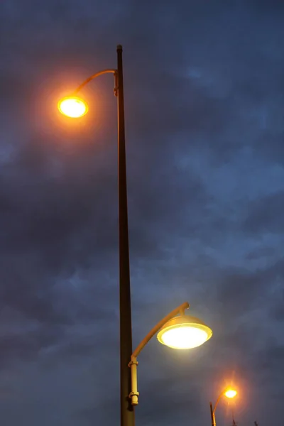 Laterne Einer Städtischen Umgebung — Stockfoto