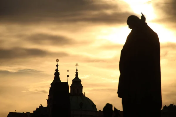 Architettura Monumentale Nel Centro Storico Praga — Foto Stock