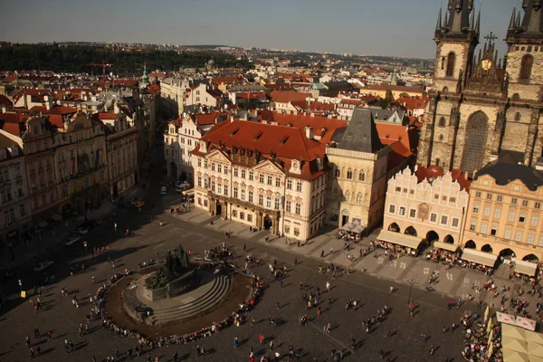 Prag Eski Kentinde Anıtsal Mimari — Stok fotoğraf