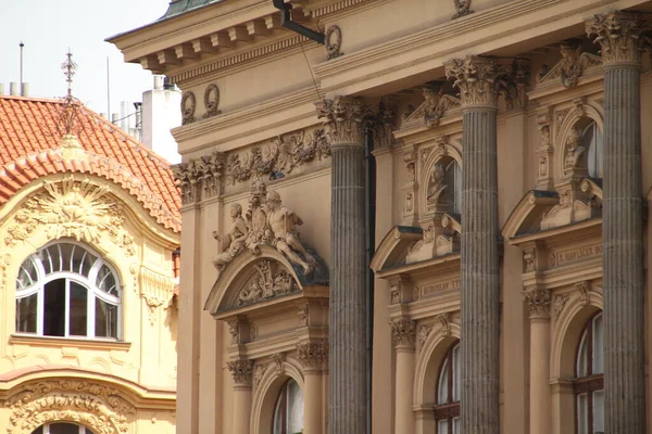 Monumentální Architektura Starém Městě Praze — Stock fotografie