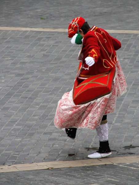 Traditional Basque Dance Folk Festival — Stock Photo, Image