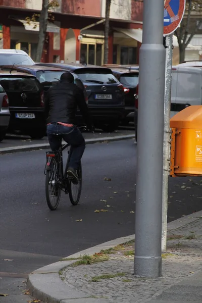 Bicicletta Ambiente Urbano — Foto Stock