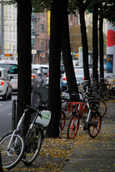 Andar Bicicleta Ambiente Urbano — Fotografia de Stock