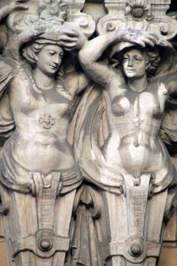 İspanya Bilbao 'da sanatsal heykel