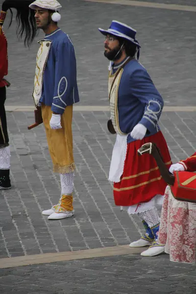 Traditioneller Baskischer Tanz Auf Einem Volksfest — Stockfoto