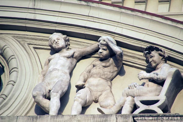 Художня Статуя Більбао Іспанія — стокове фото