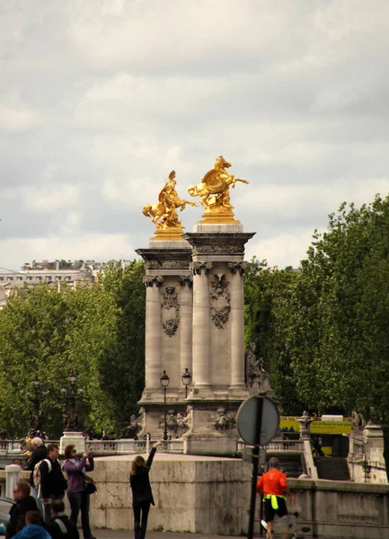 Вид Город Париже — стоковое фото