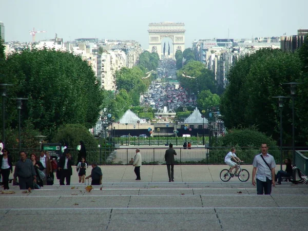 巴黎的城市观 — 图库照片