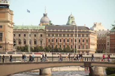 Stockholm 'de şehir manzarası
