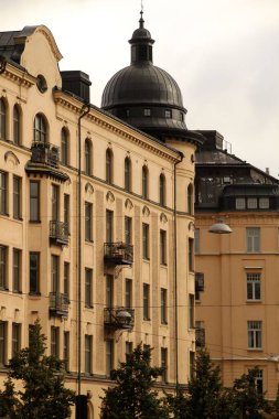 Stockholm 'de şehir manzarası
