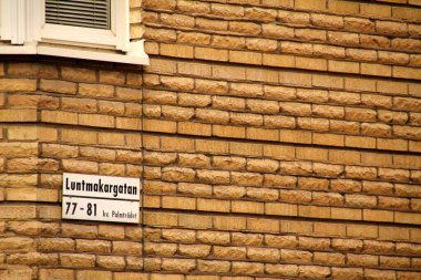 Stockholm 'de şehir manzarası