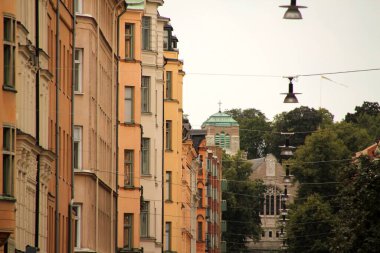 Stockholm 'de şehir manzarası