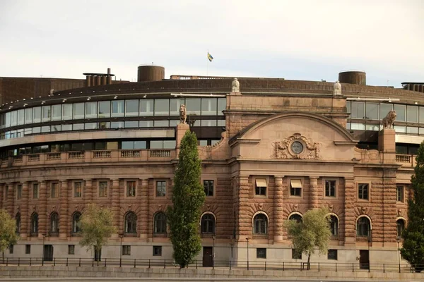 Widok Miasto Sztokholm — Zdjęcie stockowe