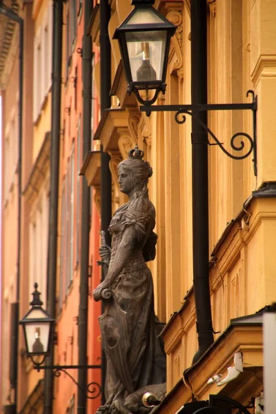 Pohled Město Stockholmu — Stock fotografie