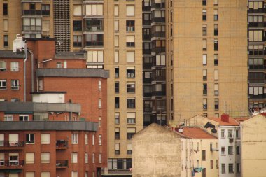 Bilbao şehrindeki şehir manzarası