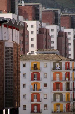 Bilbao şehrindeki şehir manzarası
