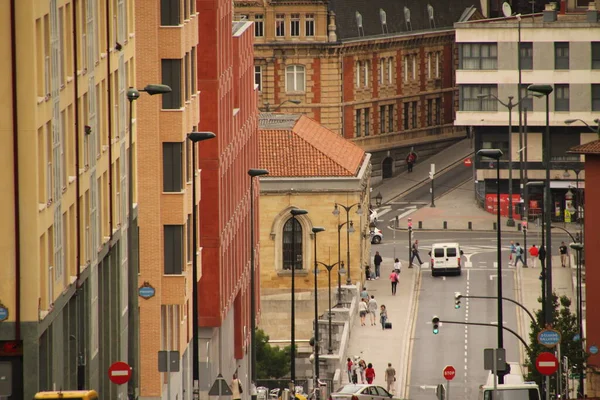 Urbanscape Ciudad Bilbao — Foto de Stock