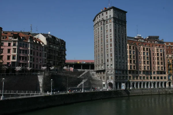 Architettura Nella Città Bilbao — Foto Stock