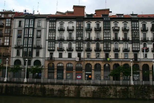 Architettura Nella Città Bilbao — Foto Stock