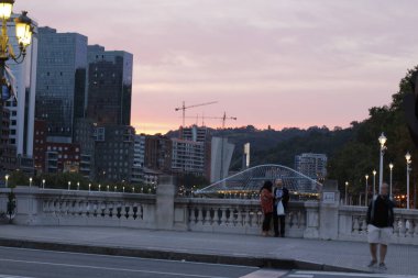 Bilbao kentinin kent manzarası