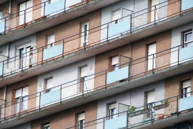 Bilbao şehrinin şehir manzarası