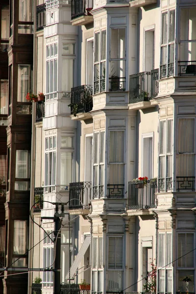 Vista Urbana Sobre Cidade Bilbau — Fotografia de Stock