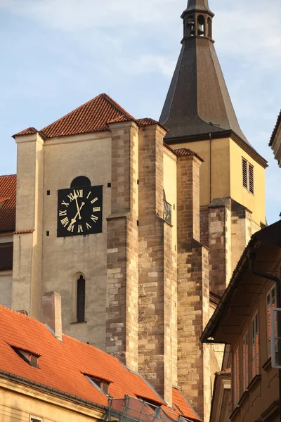 Architectuur Het Oude Centrum Van Praag — Stockfoto