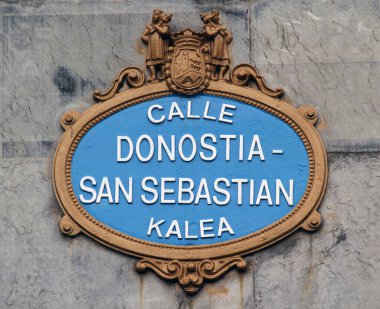 Bilbao 'da tipik sokak sinyali