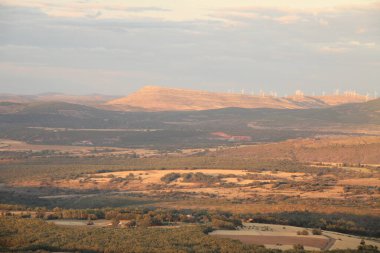 İspanya 'nın iç kesimlerinde manzara
