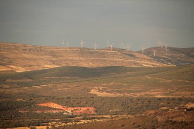 İspanya 'nın iç kesimlerinde manzara