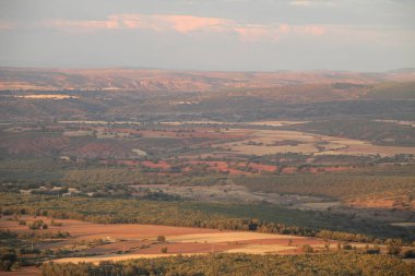 İspanya 'nın iç kesimlerinde manzara