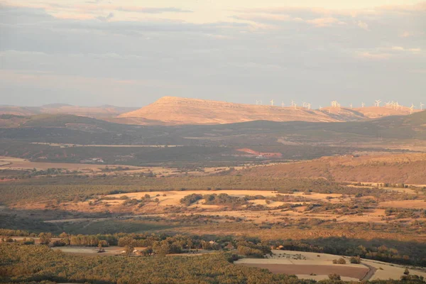 İspanya 'nın iç kesimlerinde manzara