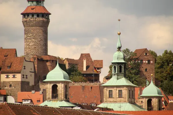 Вид Старе Місто Нюрнберг — стокове фото