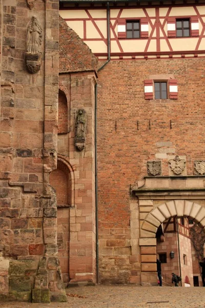 Vista Del Casco Antiguo Nuremberg —  Fotos de Stock