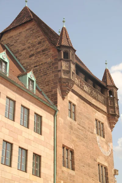 Vista Del Casco Antiguo Nuremberg —  Fotos de Stock