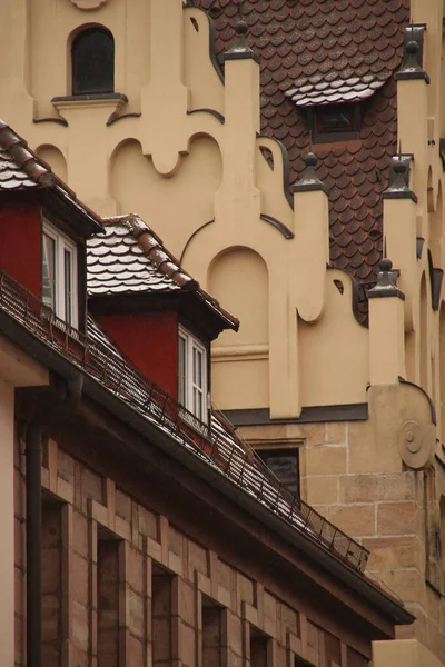 Vista Del Casco Antiguo Nuremberg —  Fotos de Stock